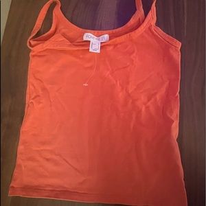 Orange Tank Top: Size S